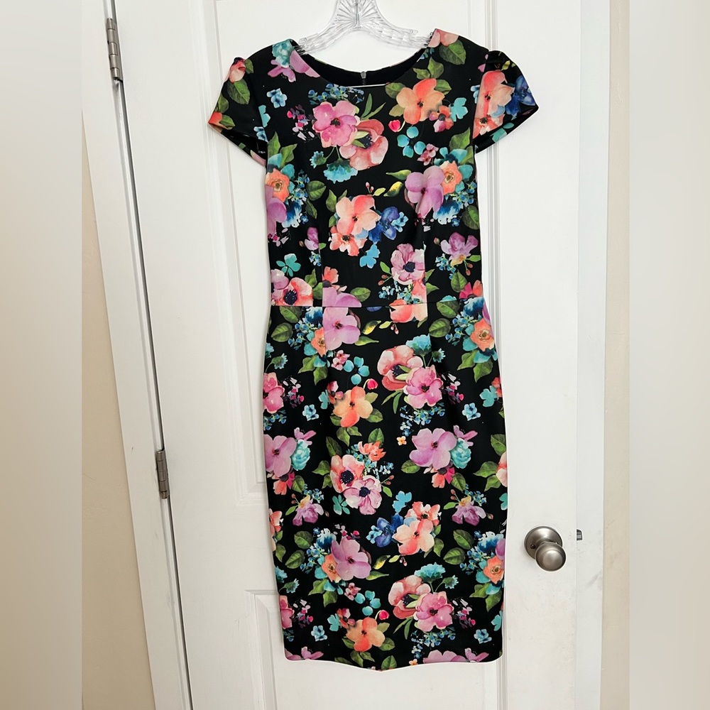 Betsey Johnson Floral Scuba Dress